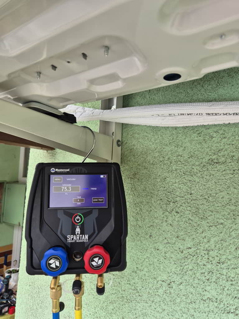 klíma telepítés vákuumolás